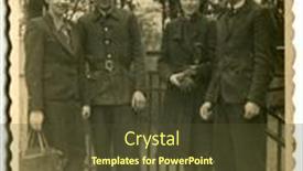  Presentation with military men - Presentation design with rawicz-poland-circa-1930-two background and a  colored foreground