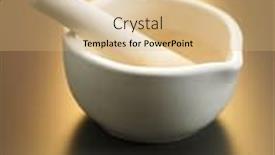  Presentation with mortar - Amazing presentation theme having ray-on-the-kitchware-mortar backdrop and a coral colored foreground