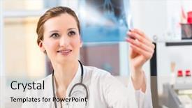  Presentation with radiology - Cool new theme with ray picture of a skull backdrop and a lemonade colored foreground