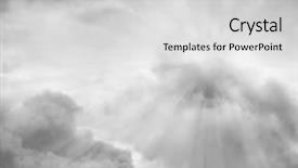  Presentation with light rays - Cool new theme with rays of light in grey backdrop and a light gray colored foreground