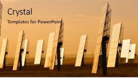  Presentation with green banking - PPT theme with rays to provide alternative green background and a yellow colored foreground