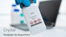  Presentation with plastic packaging - Presentation theme consisting of rb2o-rubidium-oxide-cas-18088 background and a lemonade colored foreground