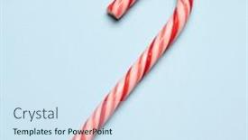  Presentation with light blue - Beautiful theme featuring rd-and-white-candy-cane backdrop and a sky blue colored foreground