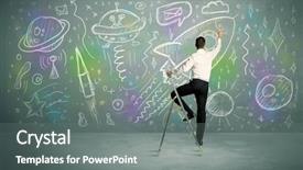  Presentation with planets - Colorful PPT layouts enhanced with reach stars - talented student drawing rockets planets backdrop and a gray colored foreground