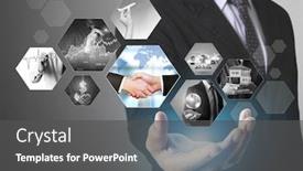  Presentation with photo album - Beautiful slides featuring high definition - reaching images streaming digital photo backdrop and a dark gray colored foreground