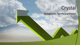  Presentation with media - Cool new theme with reaching up to the top backdrop and a light blue colored foreground