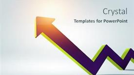  Presentation with media - Amazing slide deck having reaching-up-to-the-top backdrop and a sky blue colored foreground