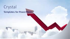  Presentation with media - Cool new presentation with reaching-up-to-the-top backdrop and a sky blue colored foreground