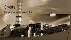  Presentation with chernobyl - Beautiful slides featuring reactor - chernobyl nuclear power plant kiev backdrop and a coral colored foreground