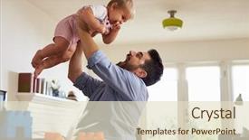  Presentation with table meal plan for osteotphorosis - Colorful presentation theme enhanced with table and plays with baby backdrop and a light blue colored foreground