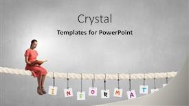  Presentation with mind - Presentation theme featuring read-to-broaden-your-mind background and a light gray colored foreground