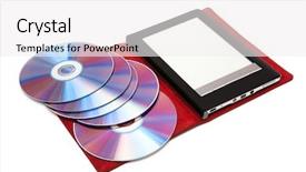  Presentation with cover your bases - Amazing theme having reader in a leather cover backdrop and a white colored foreground