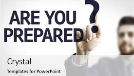  Presentation with 3d man business leader - Presentation theme having readiness check - business man pointing to transparent background and a white colored foreground