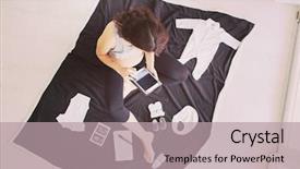  Presentation with maternity - Slides having readiness check - pregnant woman at home background and a mint green colored foreground