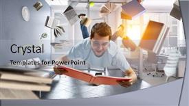  Presentation with self - Beautiful presentation theme featuring reading as self education mixed backdrop and a light gray colored foreground