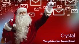  Presentation with children reading - Audience pleasing slide deck consisting of reading children letters with wishes backdrop and a wine colored foreground