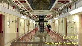  Presentation with prison - Presentation theme having reading-december-4-the-exhibition background and a  colored foreground