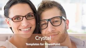  Presentation with smiling kids at summer camp - Colorful presentation theme enhanced with reading glasses - attractive young designers smiling backdrop and a  colored foreground