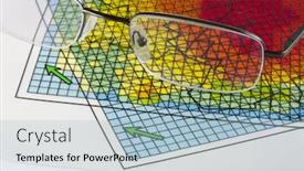  Presentation with science abstract - Cool new slides with reading-glasses-and-two-overlapping backdrop and a light blue colored foreground