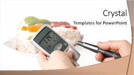  Presentation with blood - Cool new presentation with reading on a glucose backdrop and a white colored foreground