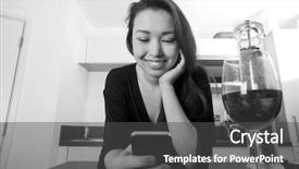  Presentation with text message - PPT layouts consisting of reading text message on smart background and a  colored foreground