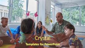  Presentation with school elementary - Presentation consisting of reading-time-in-an-elementary background and a tawny brown colored foreground