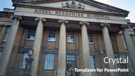  Presentation with royal - Cool new presentation theme with reading-uk-january-17-2020 backdrop and a gray colored foreground