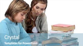  Presentation with algebra - Presentation theme consisting of reading writing - algebra is not that hard background and a light blue colored foreground