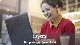  Presentation with pretty girl - Colorful presentation design enhanced with reading writing funny - pretty girl having fun using backdrop and a  colored foreground