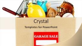  Presentation with ready - Cool new slide set with ready for a garage sale backdrop and a lemonade colored foreground