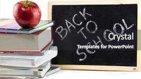  Presentation with back to school virtually - Audience pleasing PPT layouts consisting of ready for back to school backdrop and a dark gray colored foreground