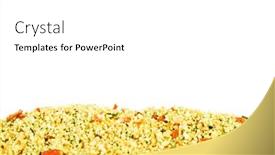  Presentation with dry - Colorful PPT theme enhanced with ready-made-spieces-dry-vegetables backdrop and a white colored foreground