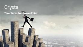  Presentation with challenge - Cool new PPT theme with ready to challenge it all mixed media backdrop and a gray colored foreground