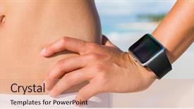  Presentation with communication skills training banner training - Colorful PPT theme enhanced with ready to run or train backdrop and a coral colored foreground