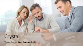  Presentation with contract - Cool new PPT layouts with real estate - financial adviser showing terms backdrop and a mint green colored foreground