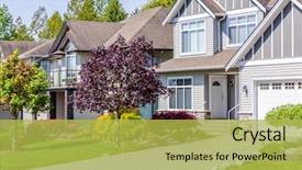  Presentation with vancouver - Presentation having real estate - very neat and colorful home background and a yellow colored foreground