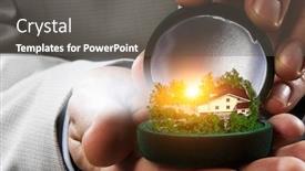  Presentation with real estate - Presentation consisting of real-estate-and-construction-industry background and a gray colored foreground