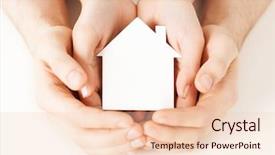  Presentation with family values - Audience pleasing PPT layouts consisting of real estate and family home backdrop and a lemonade colored foreground