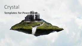  Presentation with real estate - Colorful slide set enhanced with real-estate-concept-mixed-media backdrop and a white colored foreground