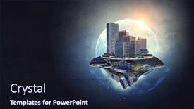  Presentation with real estate - Slide set consisting of real-estate-concept-mixed-media background and a wine colored foreground