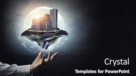  Presentation with estate - Slides with real-estate-concept-mixed-media background and a black colored foreground