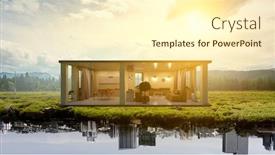 Presentation with real estate - Cool new theme with real-estate-concept-mixed-media backdrop and a cream colored foreground
