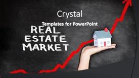  Presentation with inflation - Audience pleasing slide deck consisting of real-estate-housing-market-bubble backdrop and a dark gray colored foreground