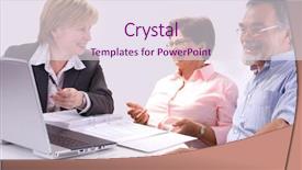  Presentation with planner - Slides consisting of real estate tax - mature couple talking to financial background and a sky blue colored foreground