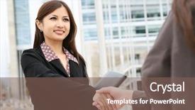  Presentation with building team - Presentation theme with real estate team building - beautiful young asian business woman background and a violet colored foreground