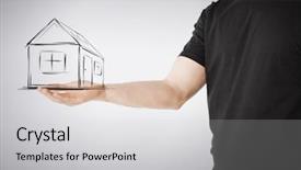  Presentation with real estate development - Amazing presentation having young newly wed african american backdrop and a  colored foreground.