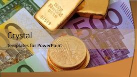  Presentation with investing - Amazing slides having ducation - investing in real gold than backdrop and a yellow colored foreground