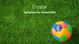  Presentation with multi - Cool new slides with real-leather-colorful-multi-colour backdrop and a forest green colored foreground