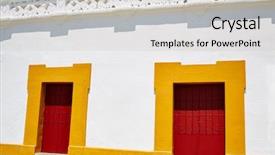  Presentation with spain - Presentation with real maestranza bullring plaza toro background and a  colored foreground