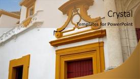  Presentation with spain - Amazing presentation design having real maestranza bullring plaza toro backdrop and a coral colored foreground